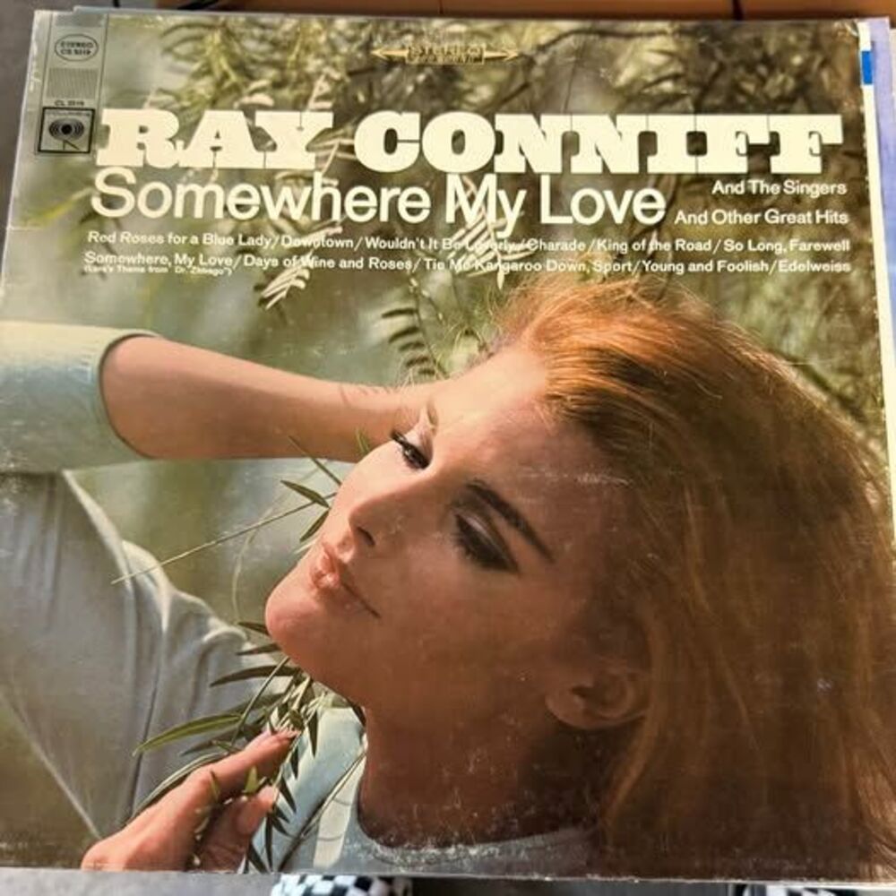 Ray Conniff Somewhere My Love Vintage Columbia Stereo Vinyl LP Record